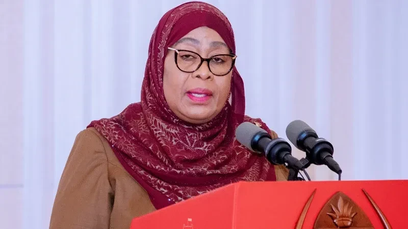 Rais Samia Suluhu Hassan akizungumza baada ya kuwaapisha viongozi aliowateua, Ikulu jijini Dar es Salaam jana. 