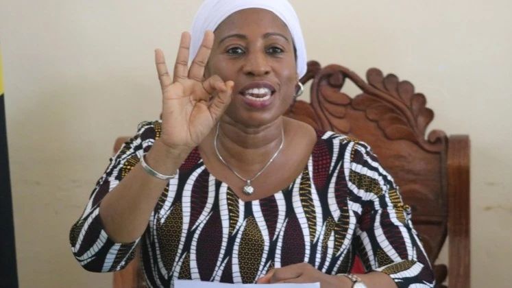 Ummy Mwalimu, the Health minister,