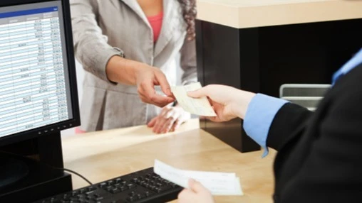 Bank operation illustration