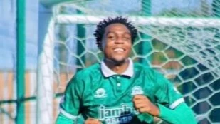 Pamba Jiji striker Mathew Tegis