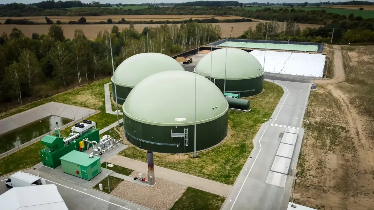 
A biogas plant